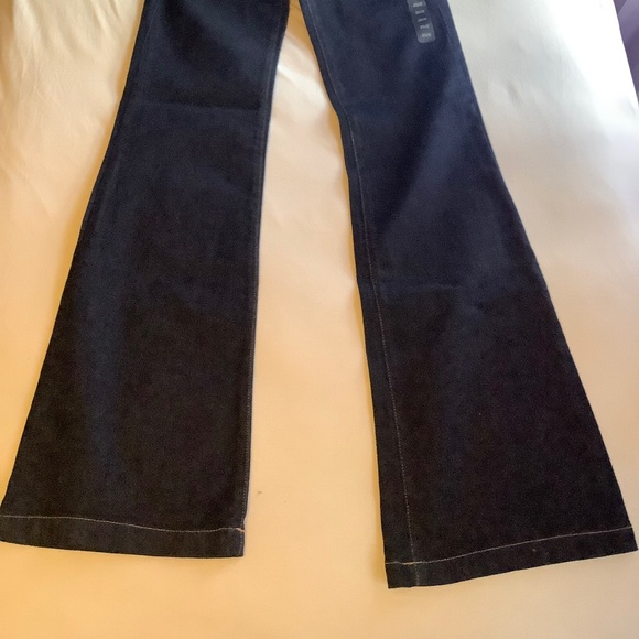 NWT Gap 1969 Indigo Wash Authentic Flare Jeans Sz 25r Sz 0 - Picture 2 of 9